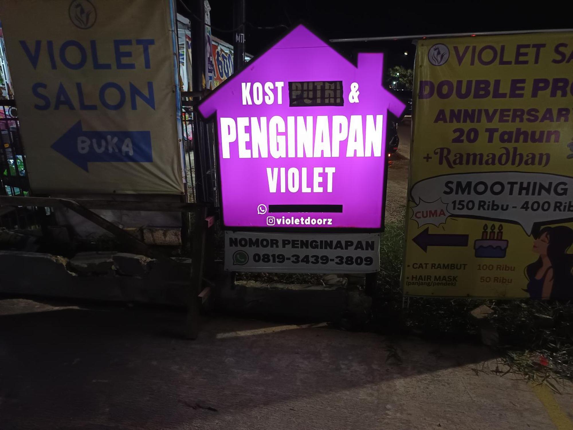 Penginapan Violet Doorz Syariah Banjarbaru Exterior photo